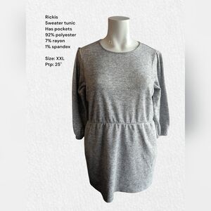 #63 Ricki sweater tunic